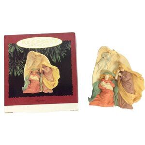 Hallmark 1995 Keepsake Ornament Rejoice Nativity Scene With Box